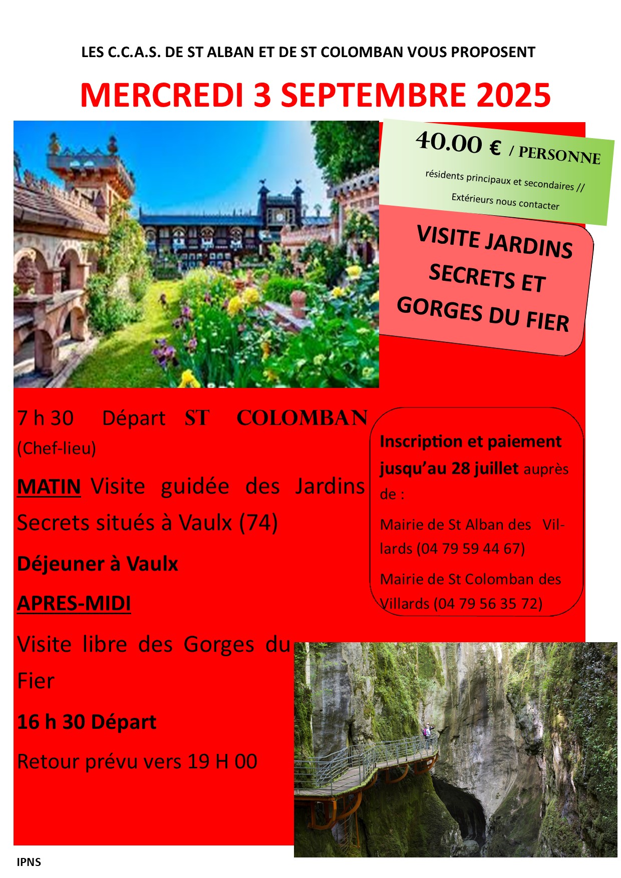 Affiche CCAS Sortie 2025.2