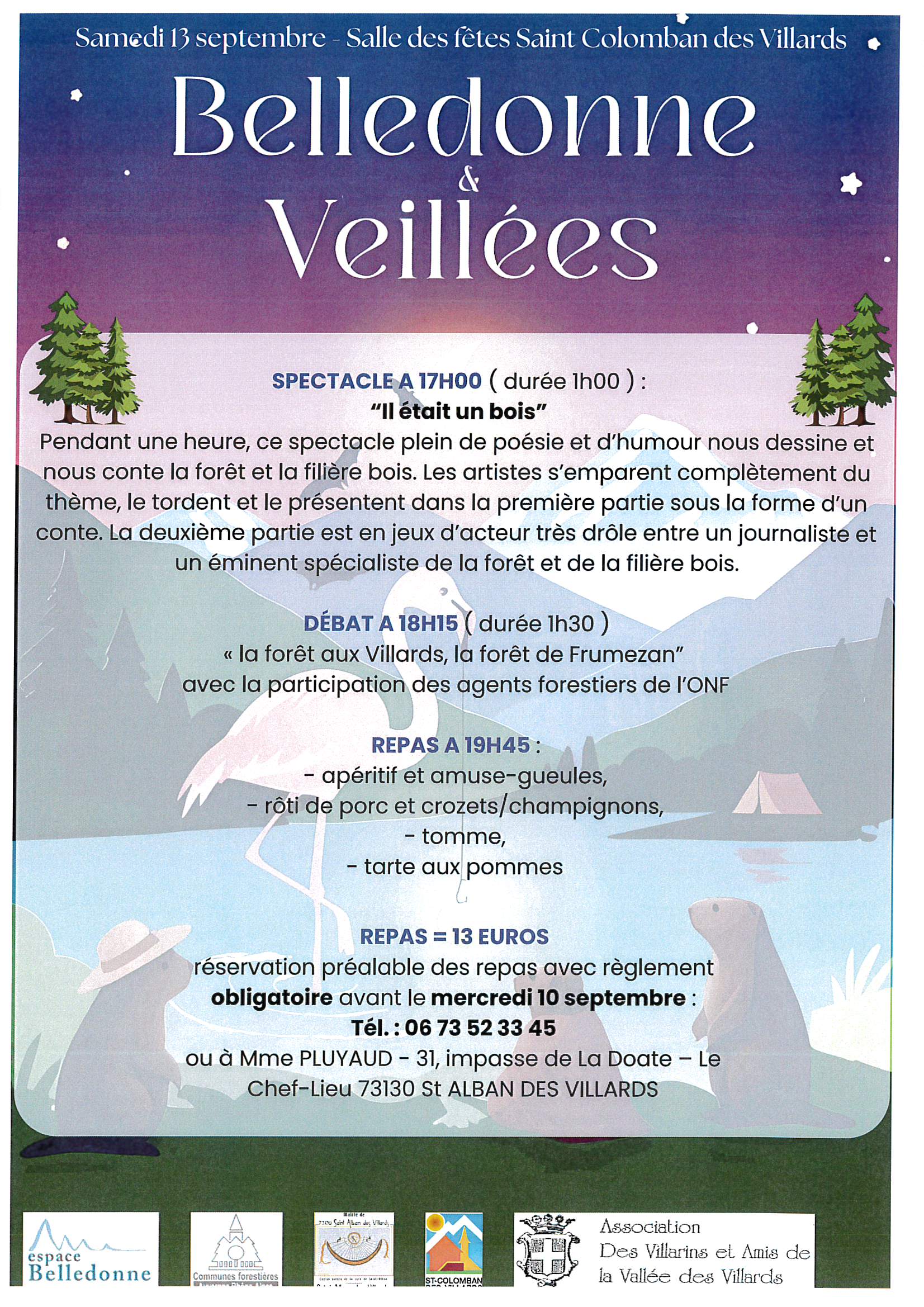 BELLEDONNE VEILLEES 13 SEPTEMBRE